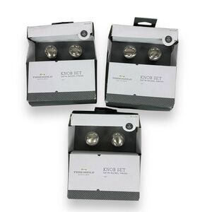 Threshold Knob Set 10 Pack Satin Nickel Finish Bundle of three 085 03 2295 Inclu
